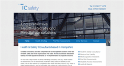 Desktop Screenshot of icsafety.co.uk