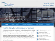 Tablet Screenshot of icsafety.co.uk